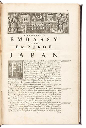 (JAPAN.) Arnoldus Montanus; and John Ogilby. Atlas Japannensis: